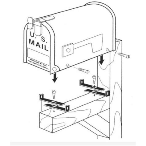 gibraltar industries mailbox mounting bracket|gibraltar mailbox mounting hardware.